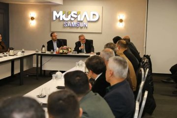 Samsun Büyükşehir Belediye Başkanımız ve şube üyemiz Mustafa DEMİR derneğimizde üyelerimizle buluştu . 