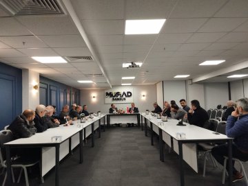 Yeniden Refah Partisi Samsun Büyükşehir Belediye Başkan Adayı Adem GÜNEY, derneğimizi ziyaret ederek Şube Başkanımız Hasan Tahsin ŞENGÜL ve üyelerimiz ile görüştü.