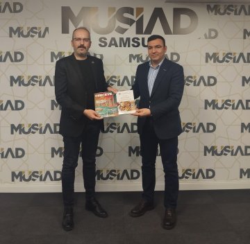 Samsun Balkan Türkleri Kültür Haberleşme ve Dayanışma Derneği Başkanı Adem TUĞRAL ve YK üyeleri, Başkanımız Osman ÖĞÜTEN'i ziyaret etti.