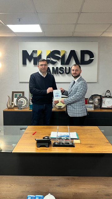 OMÜ OKAF26 Düzenleme Kurulu üyesi Dr. Öğr. Üyesi Alaattin ALTIN, Şube Başkanımız Osman ÖĞÜTEN’i ziyaret etti.