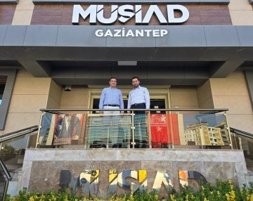 Şube Başkanımız Osman ÖĞÜTEN, MÜSİAD Gaziantep Başkanı Furkan Özdurdu`yu ziyaret etti.