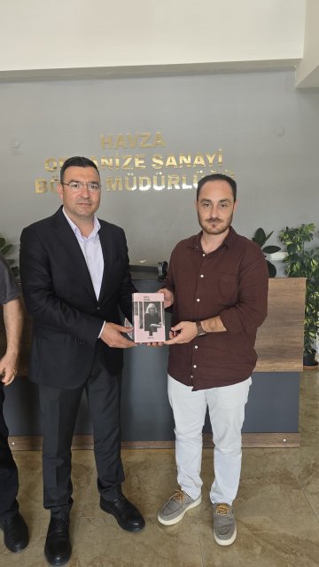 Şube Başkanımız Osman ÖĞÜTEN ve üyelerimiz, Havza OSB Müdürü Emre KADİROĞLU’ nu ziyaret etti.