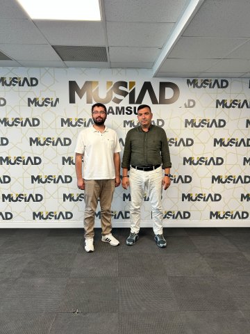 Yeşilay Samsun Şube Başkanı Emre GÜNEŞ, Şube Başkanımız Osman ÖĞÜTEN’i ziyaret etti.