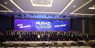MÜSİAD EXPO 2026 kapsamında, yurt içi ve yurt dışındaki şube ve temsilcilik başkanlarımızın katılımıyla MÜSİAD Dünya Başkanlar Toplantısı gerçekleştirildi.